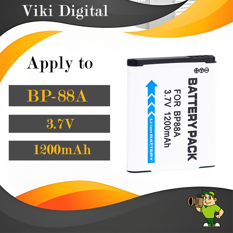 แบตเตอรี่ BP-88A สำหรับ Samsung กล้อง DV200 DV300 DV300F DV305 DV305F DV900F