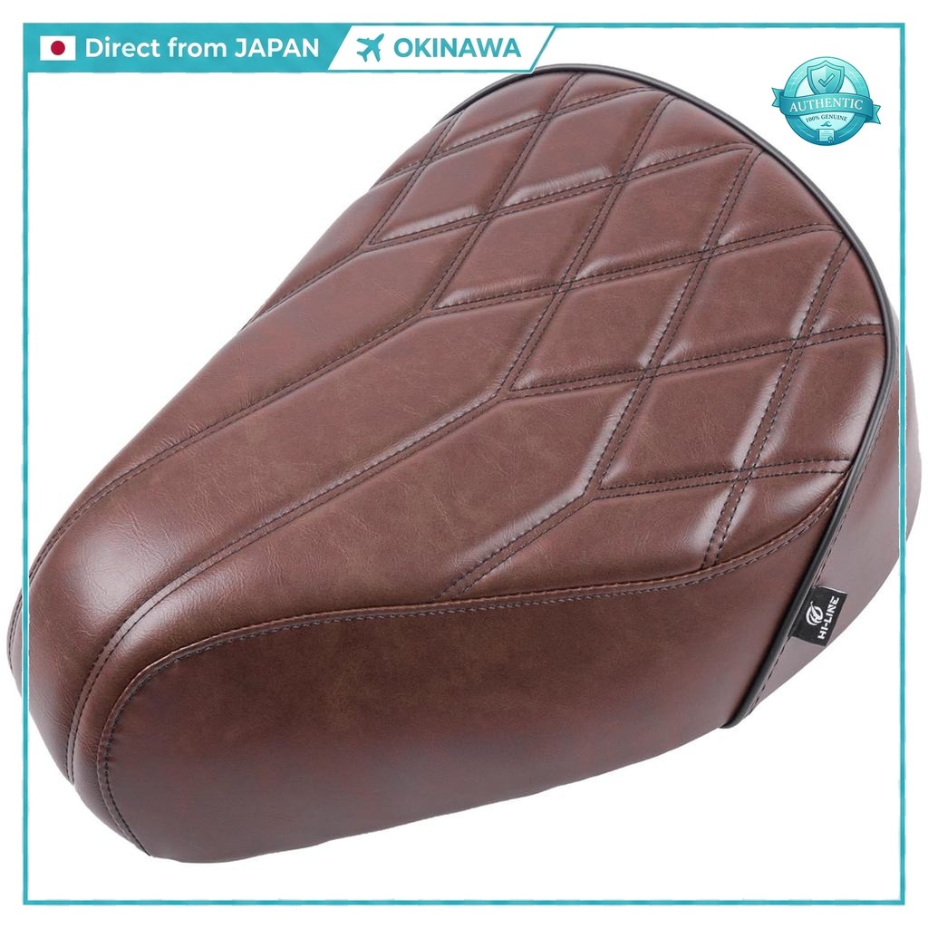 "Custom 2.5cm Lowered Seat for Hunter Cub CT125 (JA55 JA65) - Comfortable Black Solo Motorcycle Seat