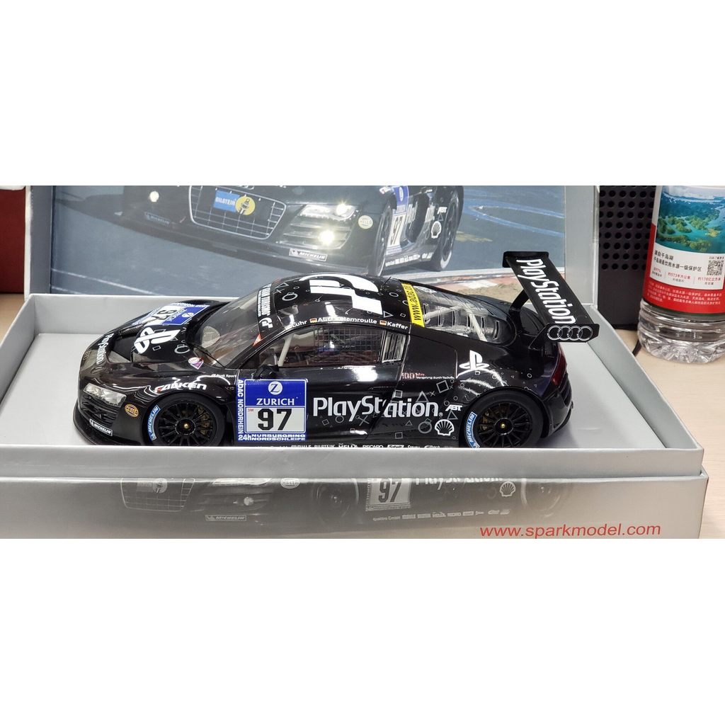 $㊋1/18 spark Audi r8 lms 2009 Champion r8 gt3 18 โมเดลรถ nurburgring 24 ชั่วโมง 2009 gt3 ชุด (sp9) C