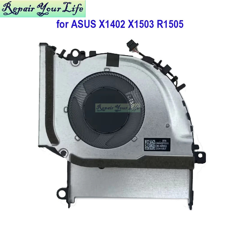 พัดลมระบายความร้อน CPU แล็ปท็อปสําหรับ ASUS VivoBook X1402ZA X1502ZA X1503ZA R1505ZA X1505VA หม้อน้ํ