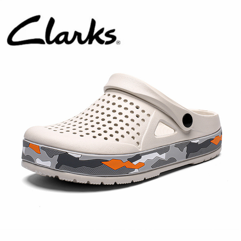 Clarks รองเท้าผู้ชาย Clarks รองเท้าผู้ชาย Clarks รองเท้าแตะบุรุษสุภาพสตรีรองเท้ารองเท้าแบน Clarks รอ