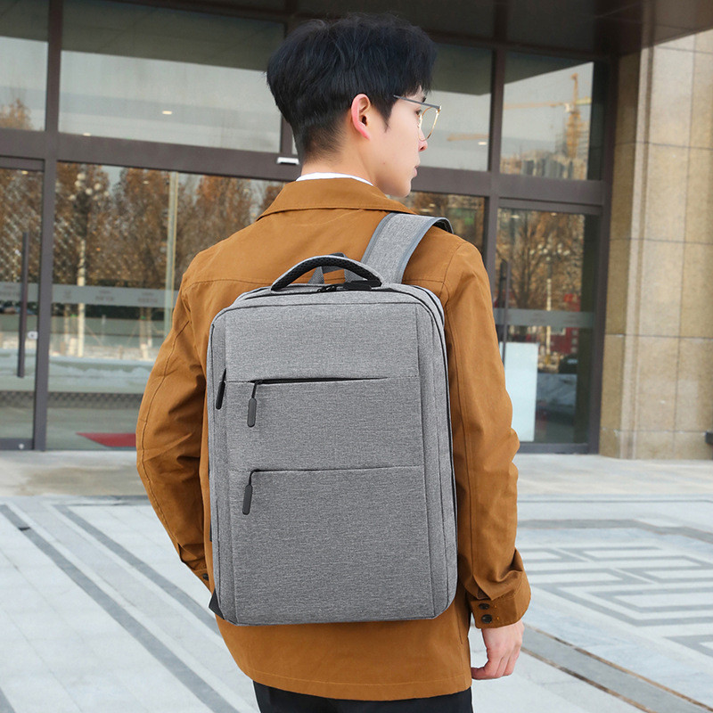 Business bag printing logo Business gift backpack, large-capacity computer backpack, stylish student