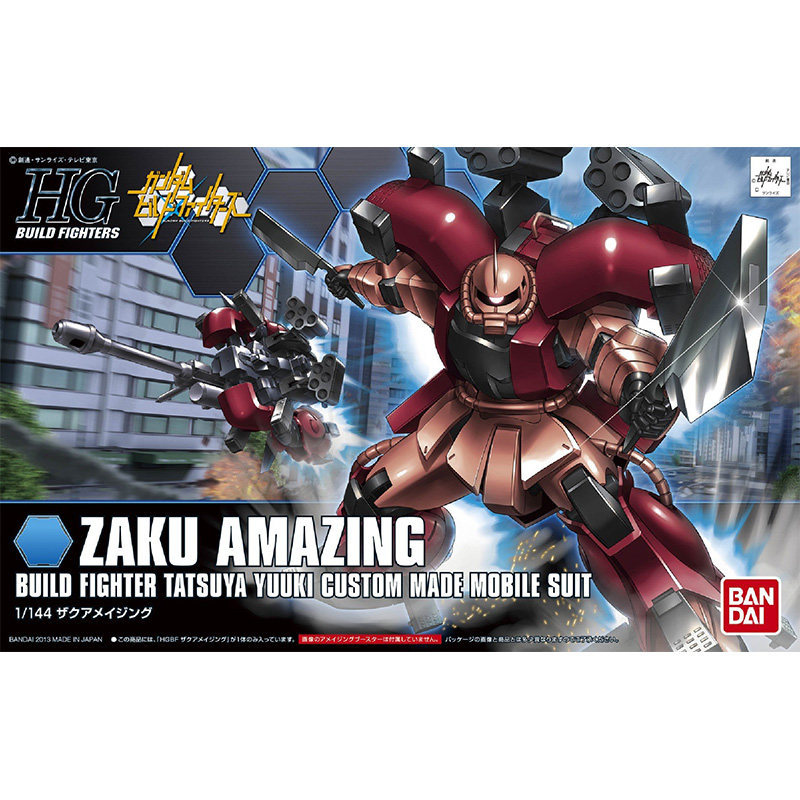 GUNDAM HG HGBF 1/144 002 Creator Amazing Zaku Animation สินค้าของสะสมประกอบของขวัญ