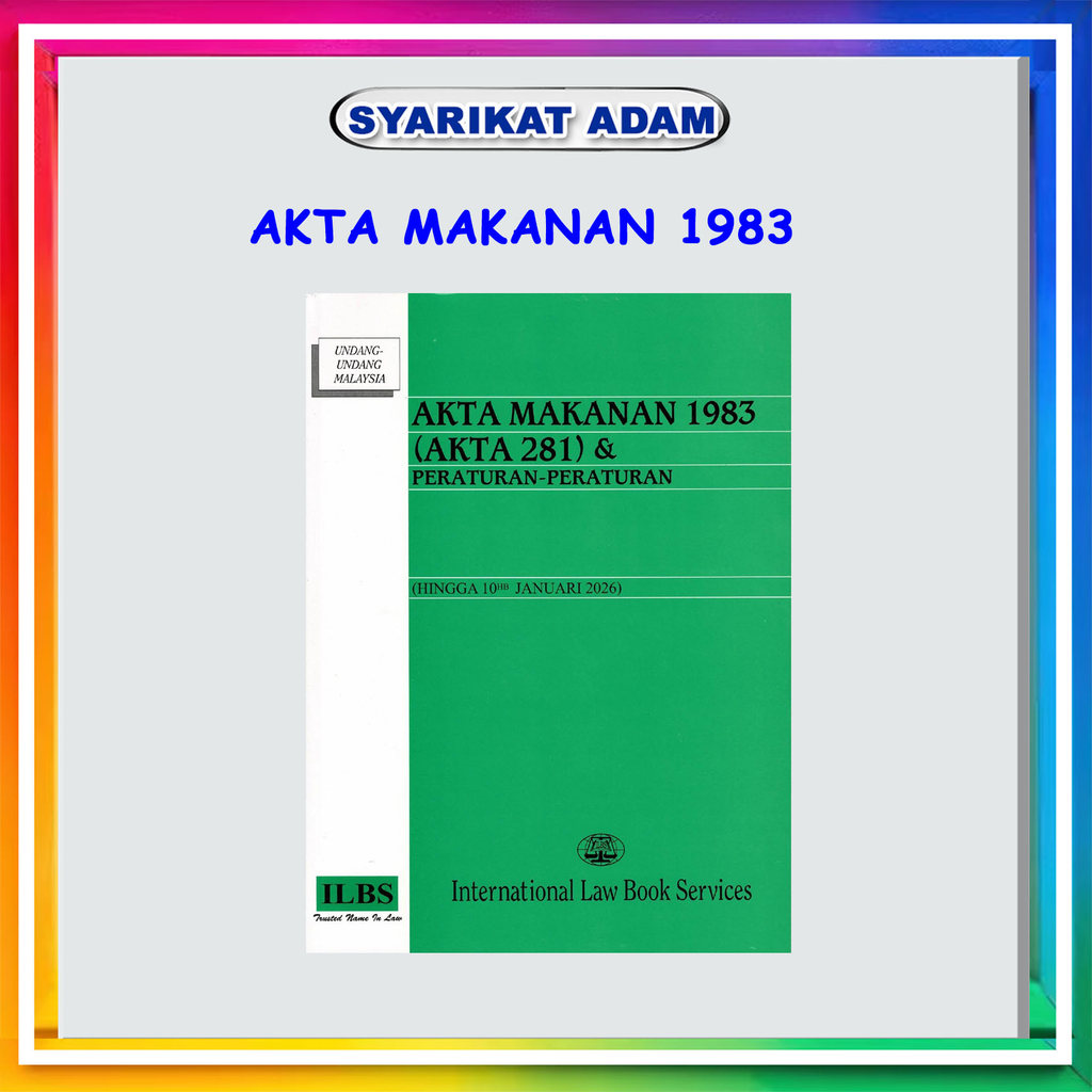[ADM] ILBS: อาหาร ATTA 1983 (AKTA 281) & RURAL (HANGGA 10HB JANUARY 2026)