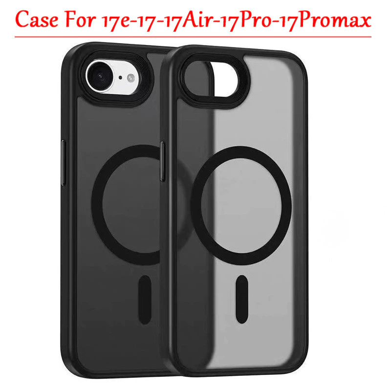 Case For iPhone 17E เคสผิวด้าน เคส แม่เหล็ก ชาร์จได้ สำหรับ iPhone 17 ProMax 17Air 17Pro 17Promax เคสมือถือ 016