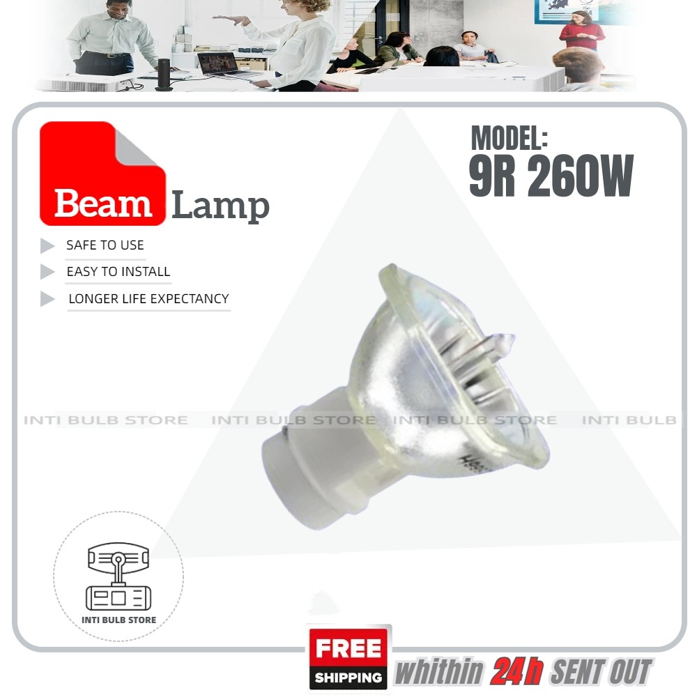 9R 260W โคมไฟ SIRIUS HRI 260W Moving head beam หลอดไฟและ MSD Platinum 9R P-VIP 286W โคมไฟ