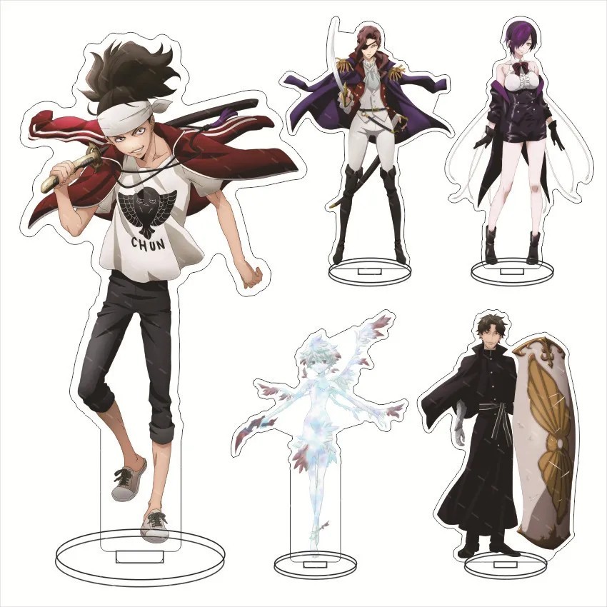 อะนิเมะ Standee รุ่น Ishura โต๊ะเรียนตกแต่ง Soujirou Alus Dokai ตัวอักษร Mica อะคริลิค Standee อะนิเ