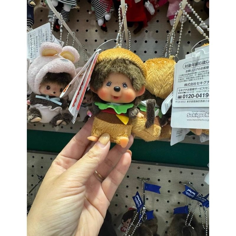 【พร้อมส่ง】monchhichi baby กระเป๋า พวงกุญแจ เสื้อ แก้ว พวงกุญแจ jol case griptok magsafeT Thailand Mo