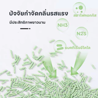 Mango MZทรายแมวเต้าหู้ 8 ลิตร ทรายแมวมันเต้า ออแกนิก 100% ทิ้งชักโครกได้ ทราบแมว ทรายเต้าหู้ ทรายแมว