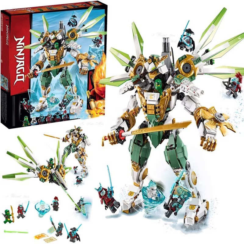 บล็อกตัวต่อจีน Phantom Ninja 70676 Lloyds Titan Mecha Boy ประกอบของเล่นเด็กของขวัญ