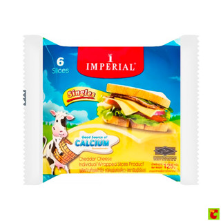 อิมพีเรียล เชดด้าชีส 6 สไลซ์ 125 ก.