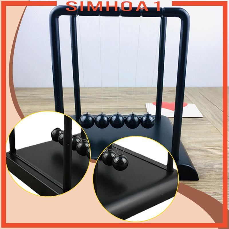 [Simhoa1] Newton Cradle Pendulum Balls ของเล่นเพื่อการศึกษาสําหรับเด็กสําหรับโต๊ะ Living