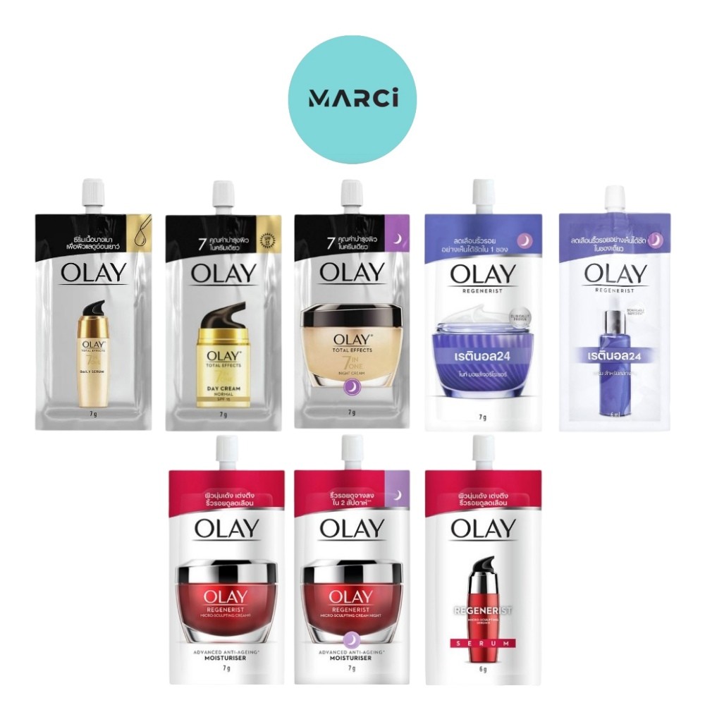 [แบบซอง] Olay Total Effects 7 In 1 Serum / Day Cream / Night Cream / Olay Regenerist / Olay Retinol2