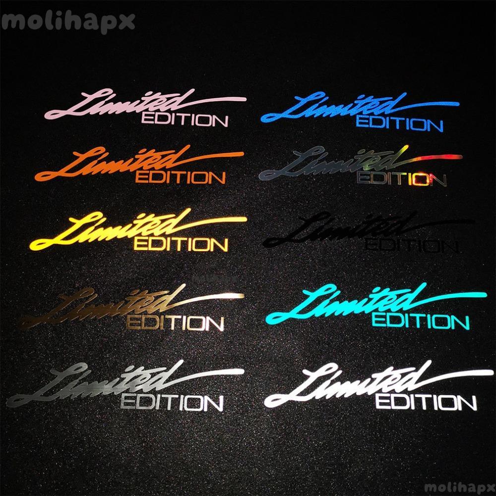 MOLIH รูปลอกเลเซอร์สะท้อนแสง, ตกแต่งเลเซอร์รถ LIMITED EDITION สติกเกอร์, อุปกรณ์ตกแต่งรถยนต์สะท้อนแสง รถ-จัดแต่งทรงผม สติ๊กเกอร์