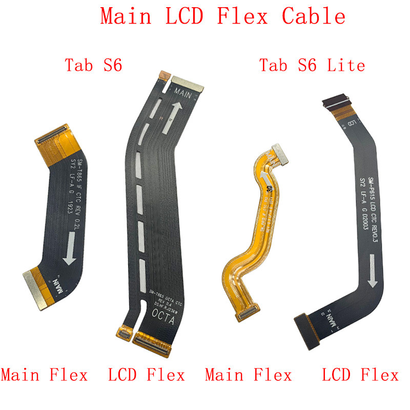 บอร์ดหลักเมนบอร์ด Flex สําหรับ Tab S6 T860 T865 S6 Lite P610 P615 LCD Flex สายอะไหล่ซ่อม