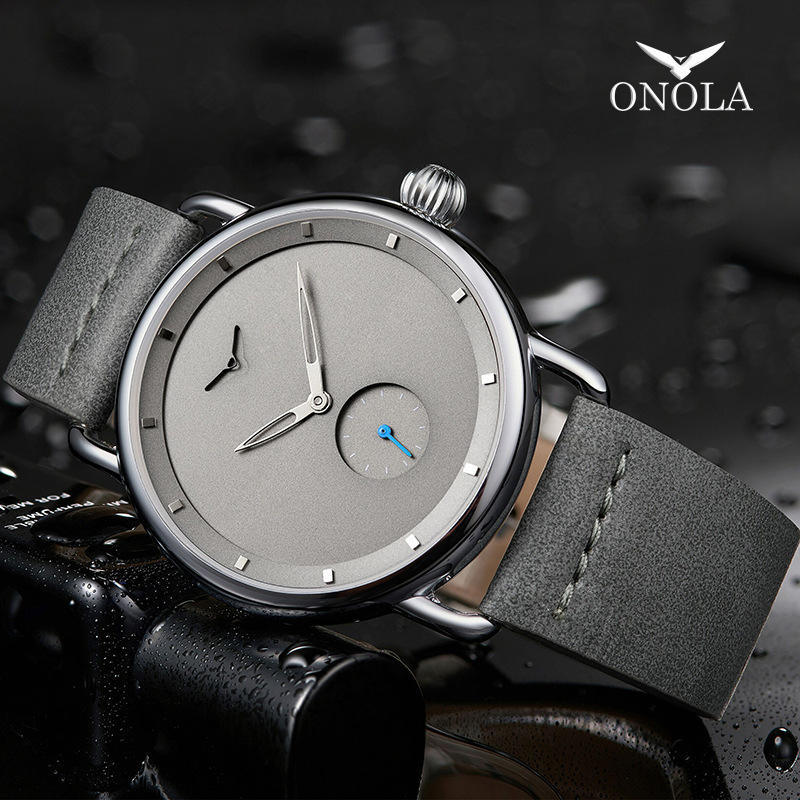 ONOLA Amazon Japan ขายร้อนแฟชั่น Casual นาฬิกาผู้ชายเข็มขัดนาฬิกาควอตซ์ผู้ชาย