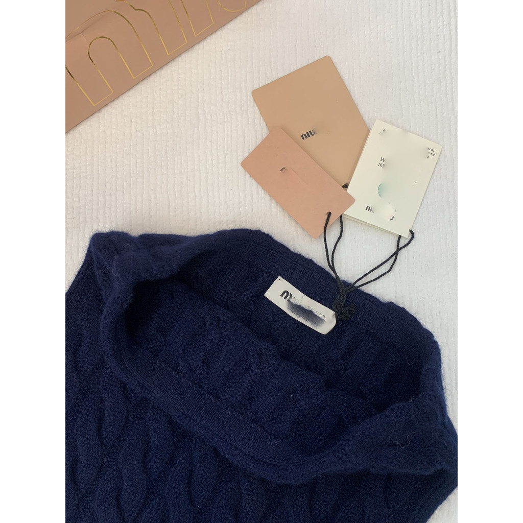 YRSP Mi**iu 2026Spring/Summer New American Style Sweet and Spicy Girl's Unique Twisted Layered Tube 