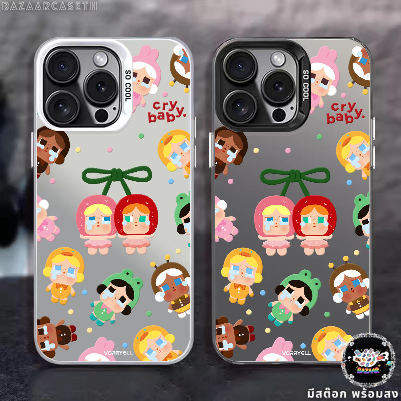 ส่งจากไทย เคสสำหรับไอโฟน16 ลายเชอร์รี่ เด็กร้องไห้ เคสแข็งทนทาน For IPhone17 16 13 12 11Pro MAX 14 15 XR XS 7/8 Plus SE2