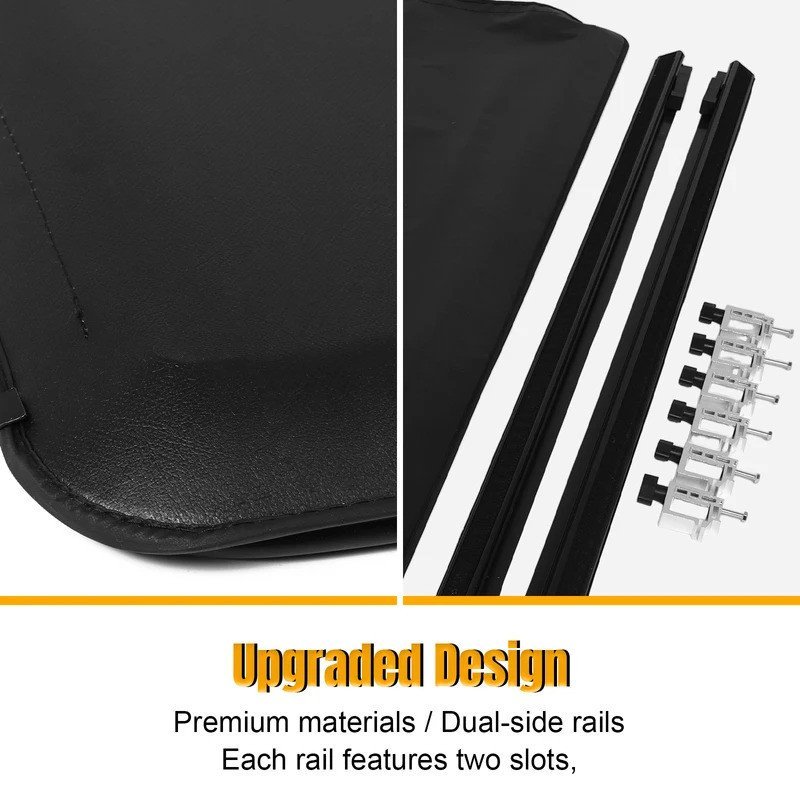 สําหรับ Ford Ranger 5 Ft Pull-Lock-Go Tonneau ฝาครอบสวมใส่ Resist รถกระบะรถบรรทุกเตียง IP56 กันน้ําส