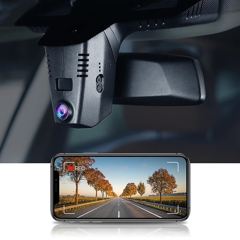 Fitcamx 4K Dash Cam สําหรับ BMW 5/6/7 Series G30/G32/G11 2018-2023, Plug & Play, 2160P Night Vision 
