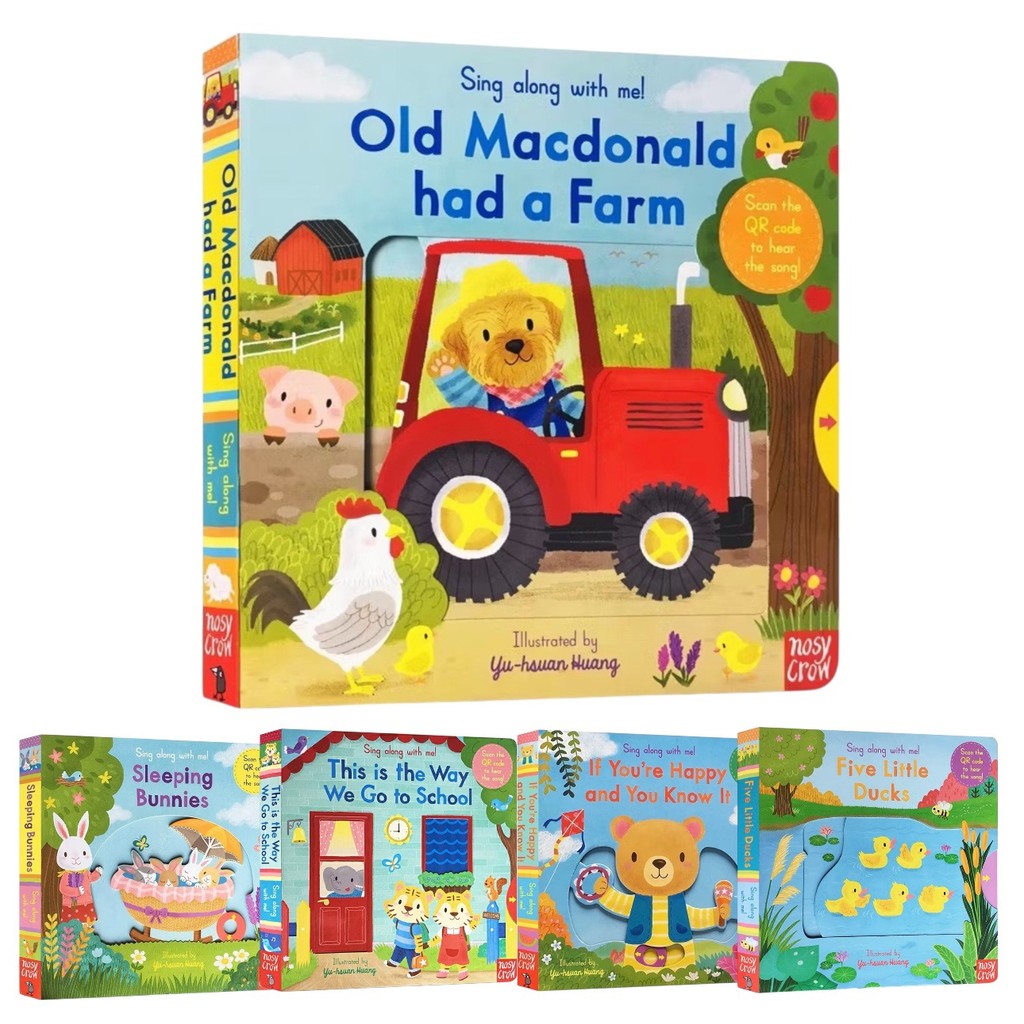 MooShi - หนังสือบอร์ดบุ๊ค Busy book First Stories sing along , Bizzy Bear