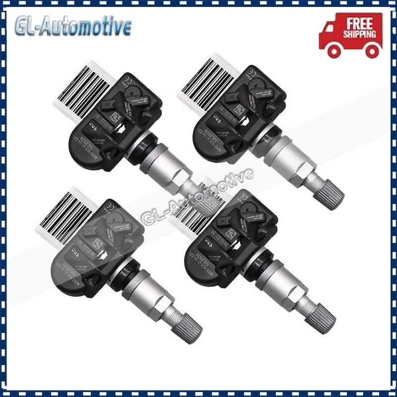 ชุด (4 ตัว) TPMS A0009054104 เซ็นเซอร์ความดันยางสําหรับ Mercedes-Benz CLA CLS E-Class GLS BMW 3 4 5 