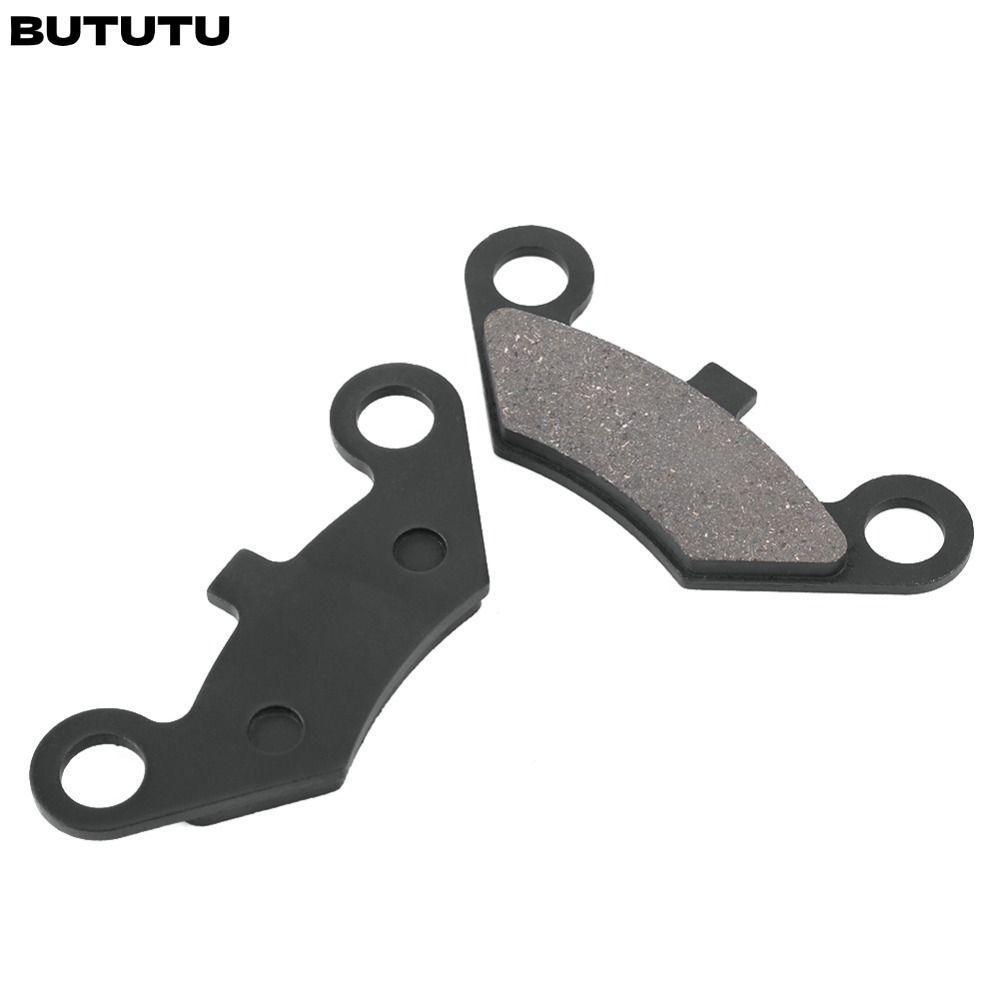 BUTU 2 ชิ้น ผ้าเบรคหน้า/หลัง สําหรับ CF500 CF600 CFMoto ATV UTV Quad Bike Buggy ชุดแผ่นดิสก์เบรค