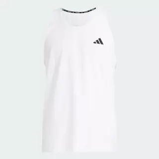 adidas วิ่ง เสื้อกล้าม Own the Run ผู้ชาย สีขาว IK7435
