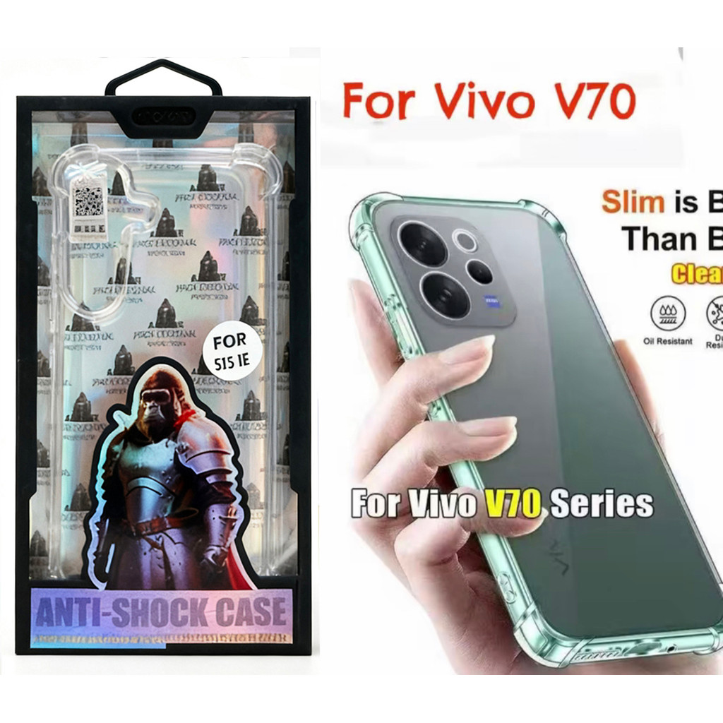 Case For ViVo V70 5G 2026 เคส คิงคอง สําหรับ For VIVO V70 Y05 Y11D Y21D Y31 5G เคสใส กันกระแทก ปิดกล