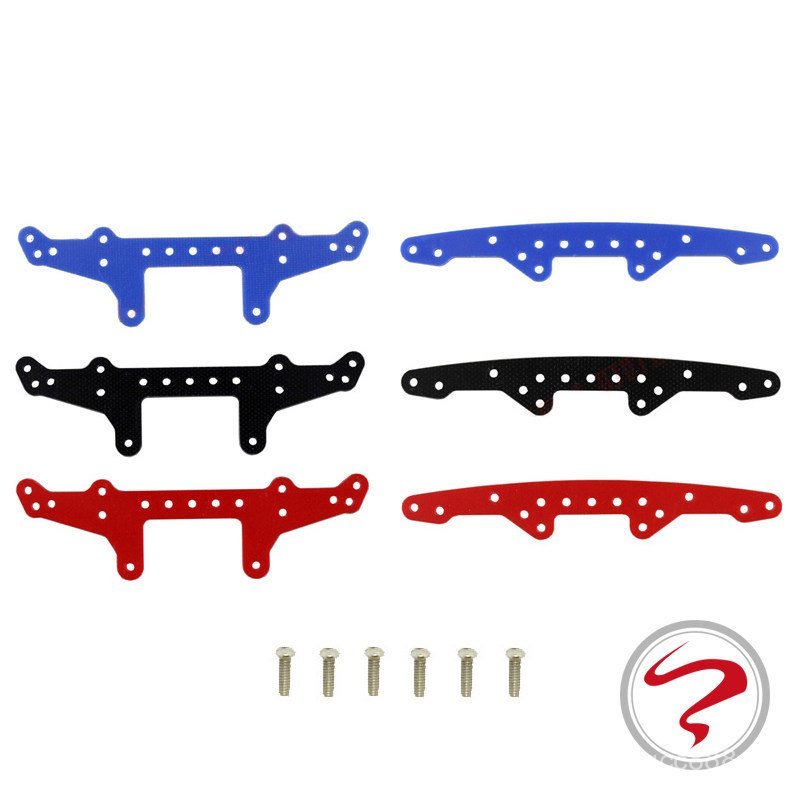 บ้าน @ อุปกรณ์ขับเคลื่อนสี่ล้อ Tamiya แบบโฮมเมด X ด้านล่างก๊อกน้ําไฟเบอร์สีดํา Phoenix Tail 15242 15