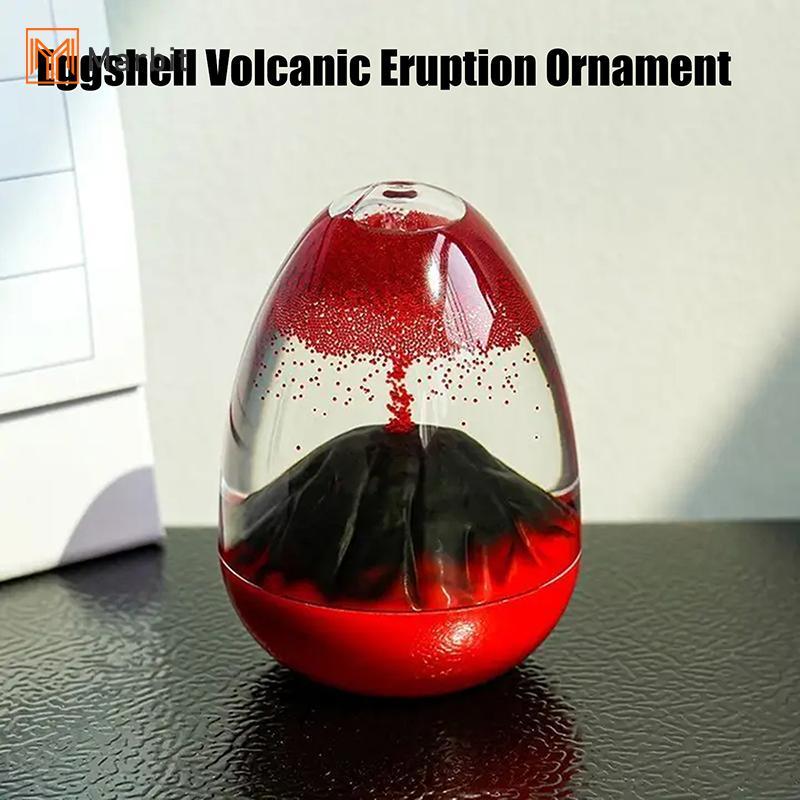 Marbit Eggshell Volcanic Eruption, Floating Sand Volcanic Eruption เครื่องประดับ, อะคริลิคคริสตัล Li