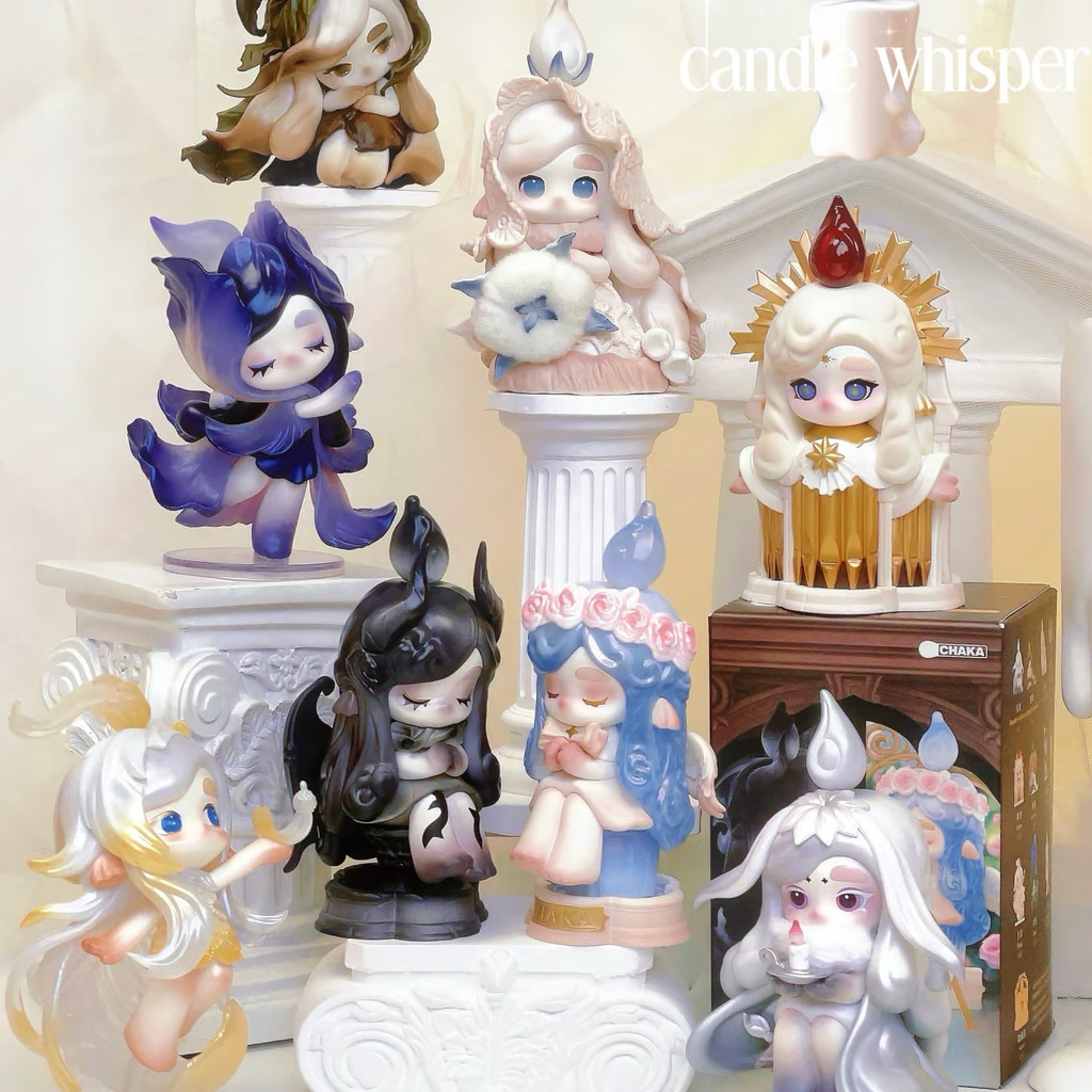 [ของแท้] POPMART CHAKA Candle Whisper Series ตุ๊กตาของขวัญของเล่น