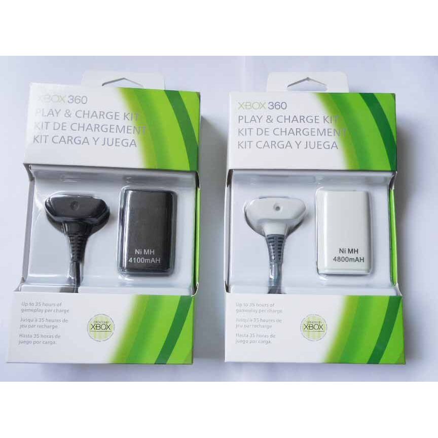 X XBOX360 ชุดแบตเตอรี่ด้ามไร้สาย XBOX360 Handle Battery XBOX Handle สายชาร์จแบตเตอรี่