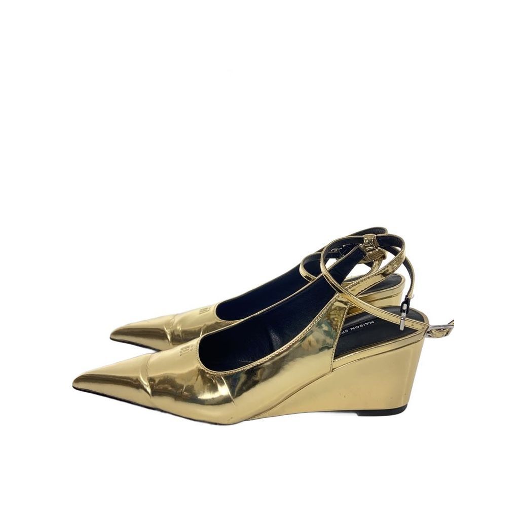 MAISON SPECIAL Pumps 38 GLD Enamel Direct from Japan Secondhand
