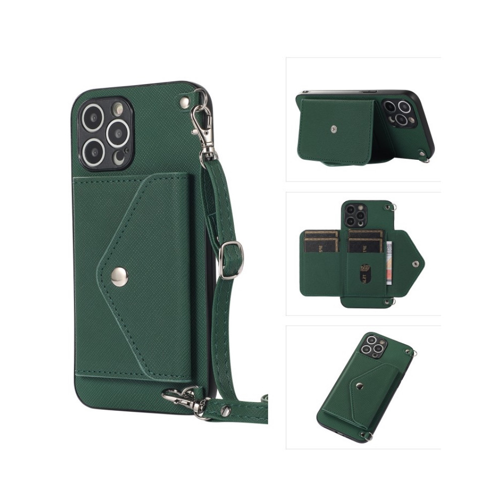 กระเป๋าตัง magsafe wallet Oppo กระเป๋าใส่เหรียญ reno14pro ผู้ถือบัตร 11 Crossbody 13 เคสโทรศัพท์ + เ