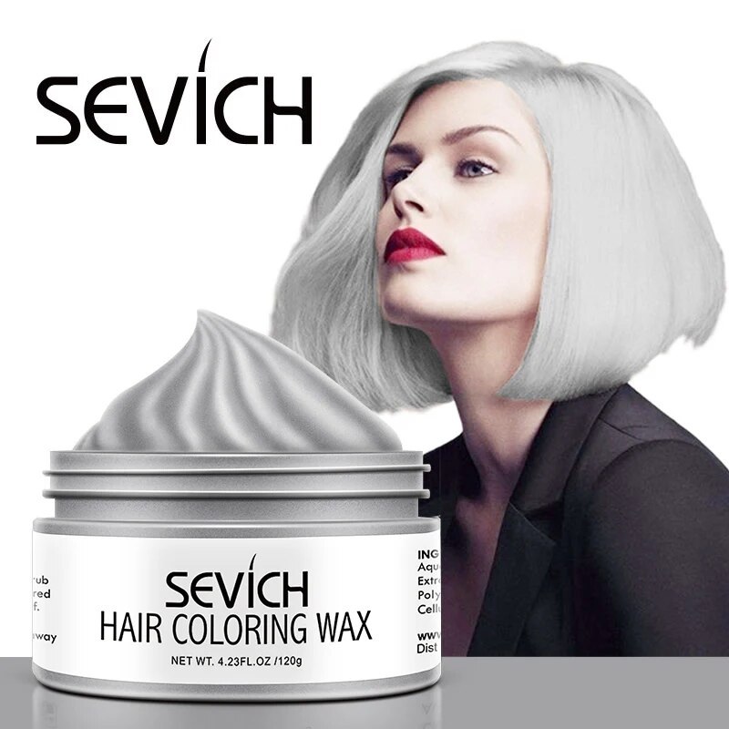 Hot ticket Sevich Temporary Hair Color Wax 9 สีสําหรับผู้ชายและผู้หญิงสีผมทันที One-Time สีผมจัดแต่ง