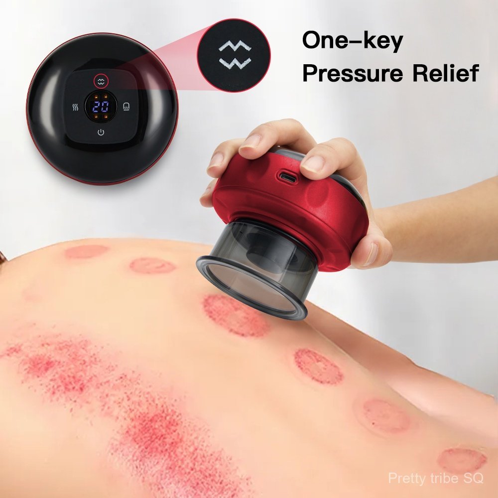Smart Dynamic Cupping Therapy Set Cellulite Massager Electric Vacuum Therapy Machine Gua Sha Tools