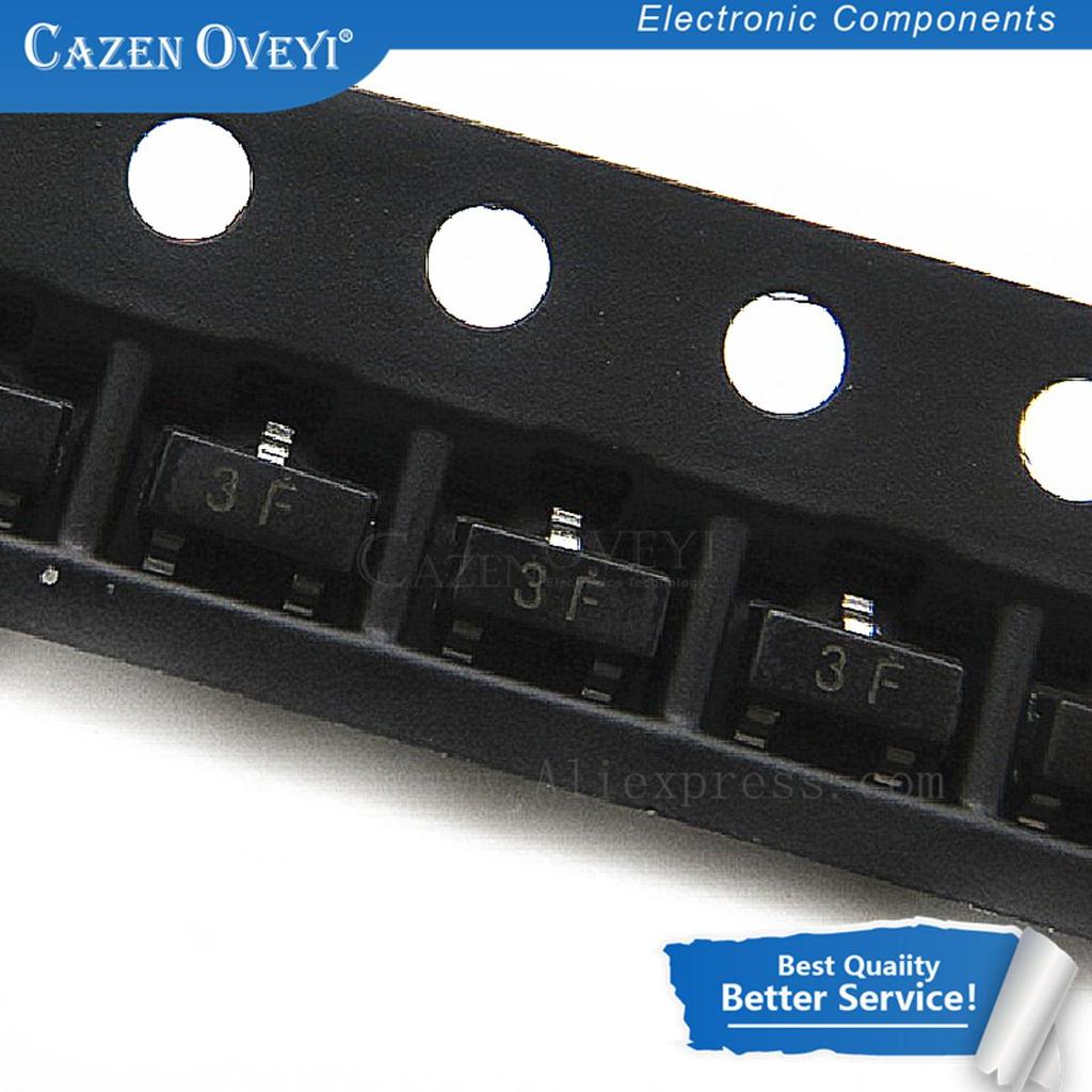 100 ชิ้น/ล็อต BC857B SOT23 BC857 SOT SMD SOT-23 3F ทรานซิสเตอร์ในสต็อก