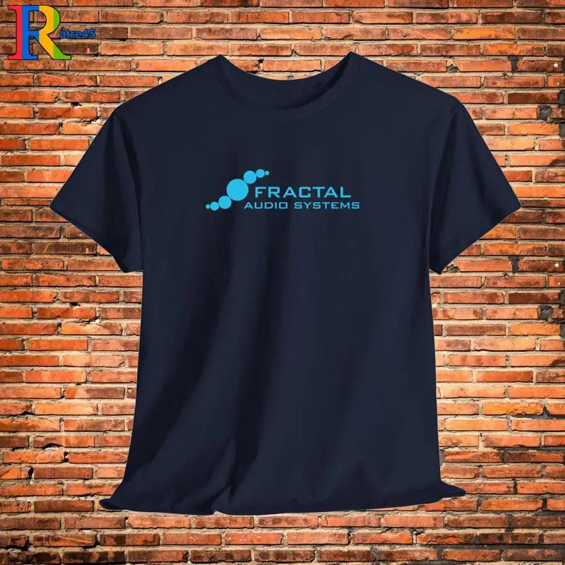 เสื้อยืดโลโก้ Fractal Audio System สีดำ สีเทาสปอร์ต สีขาว สีน้ำเงิน สีแดง สีน้ำตาลเข้ม ไซส์ S ถึง 5X