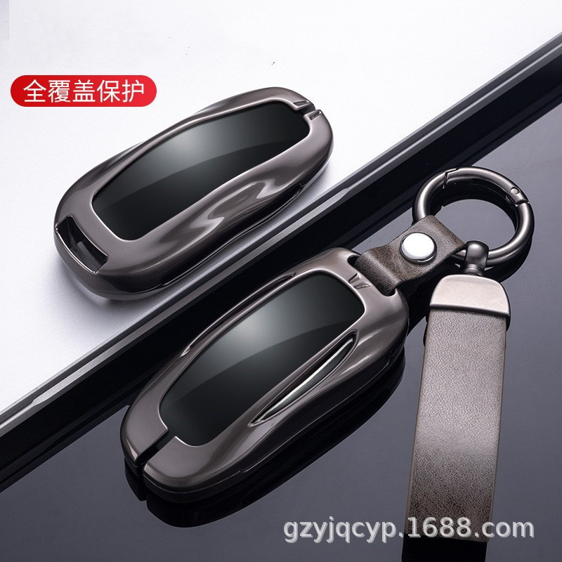 เหมาะสําหรับ Tesla Tesla Model s Key Case Model-x Case Model y Buckle Model 3 Car