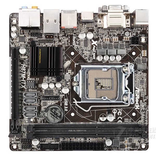 [มือสอง] เทคโนโลยี ASROCK/ASROCK H87M-ITX เมนบอร์ด mini17X17 รองรับ i7 4790K DDR3 หน่วยความจํา