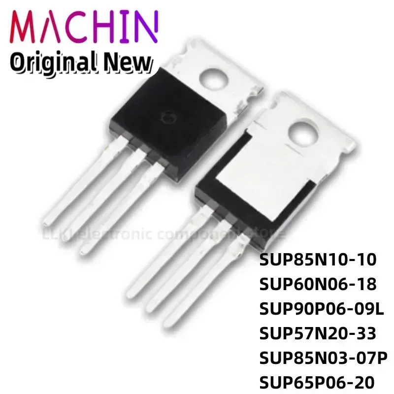 5pcs SUP85N10-10 SUP60N06-18 SUP90P06-09L SUP57N20-33 SUP85N03-07P SUP65P06-20 TO-220 Field Effect ท