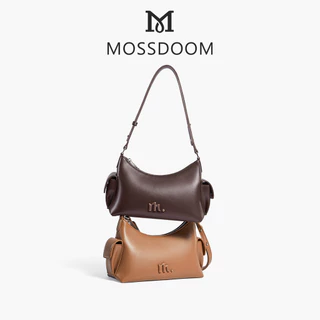MOSSDOOM Pippa Bag กระเป๋าสะพายทรงโค้ง หนังนุ่ม มินิมอล มีช่องด้านข้าง