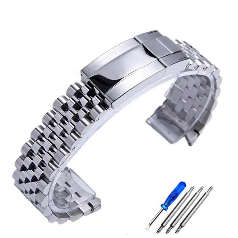 902 Jubilee Watchband สําหรับ Rolex Sub GMT Yacht Daytona ผู้ชายหรูหรานาฬิกาโซ่ Mod อะไหล่อุปกรณ์เสร