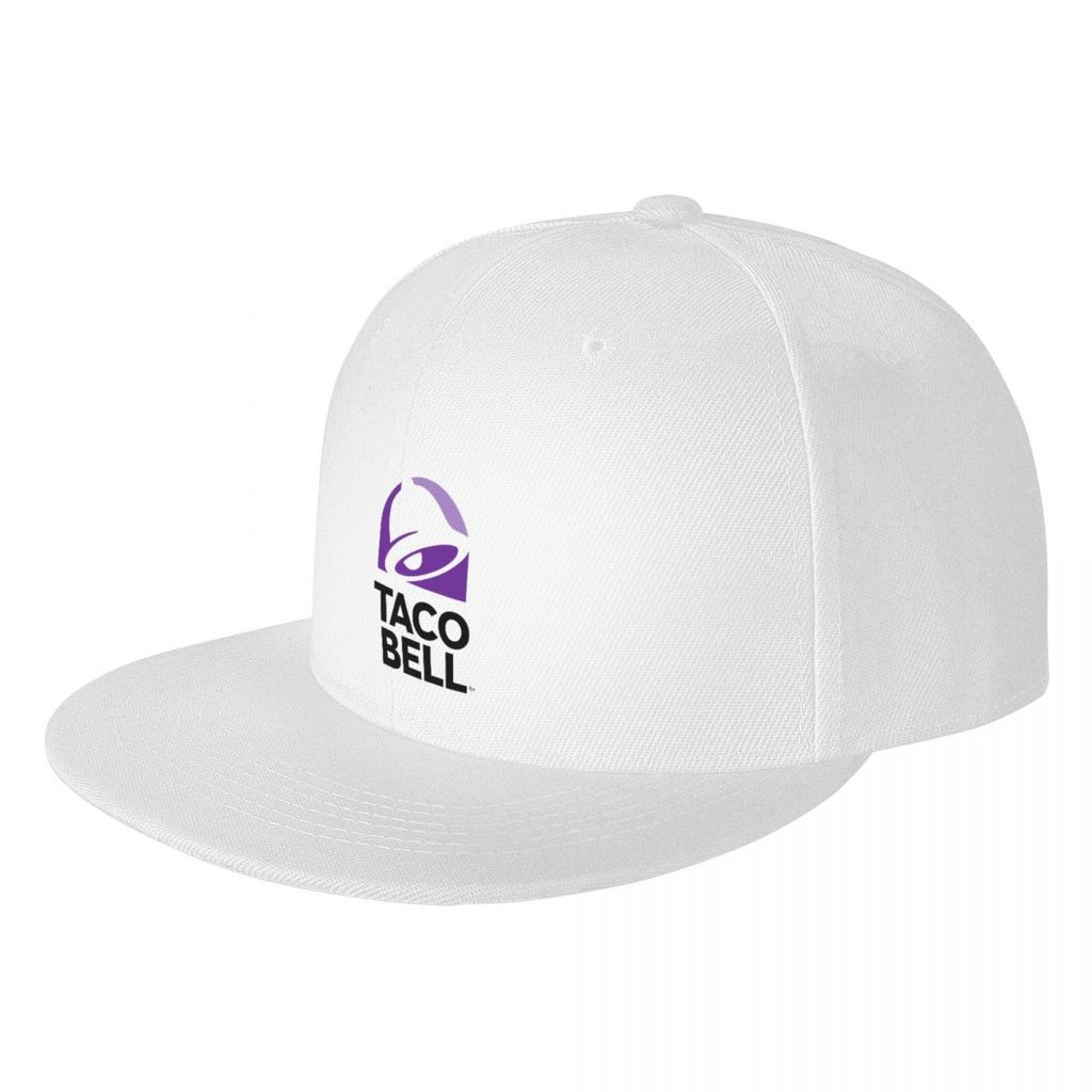 หมวกแบน Taco Bell แบบผู้ใหญ่ พร้อมลายพิมพ์สีตัดกัน สำหรับผู้ชายและผู้หญิง