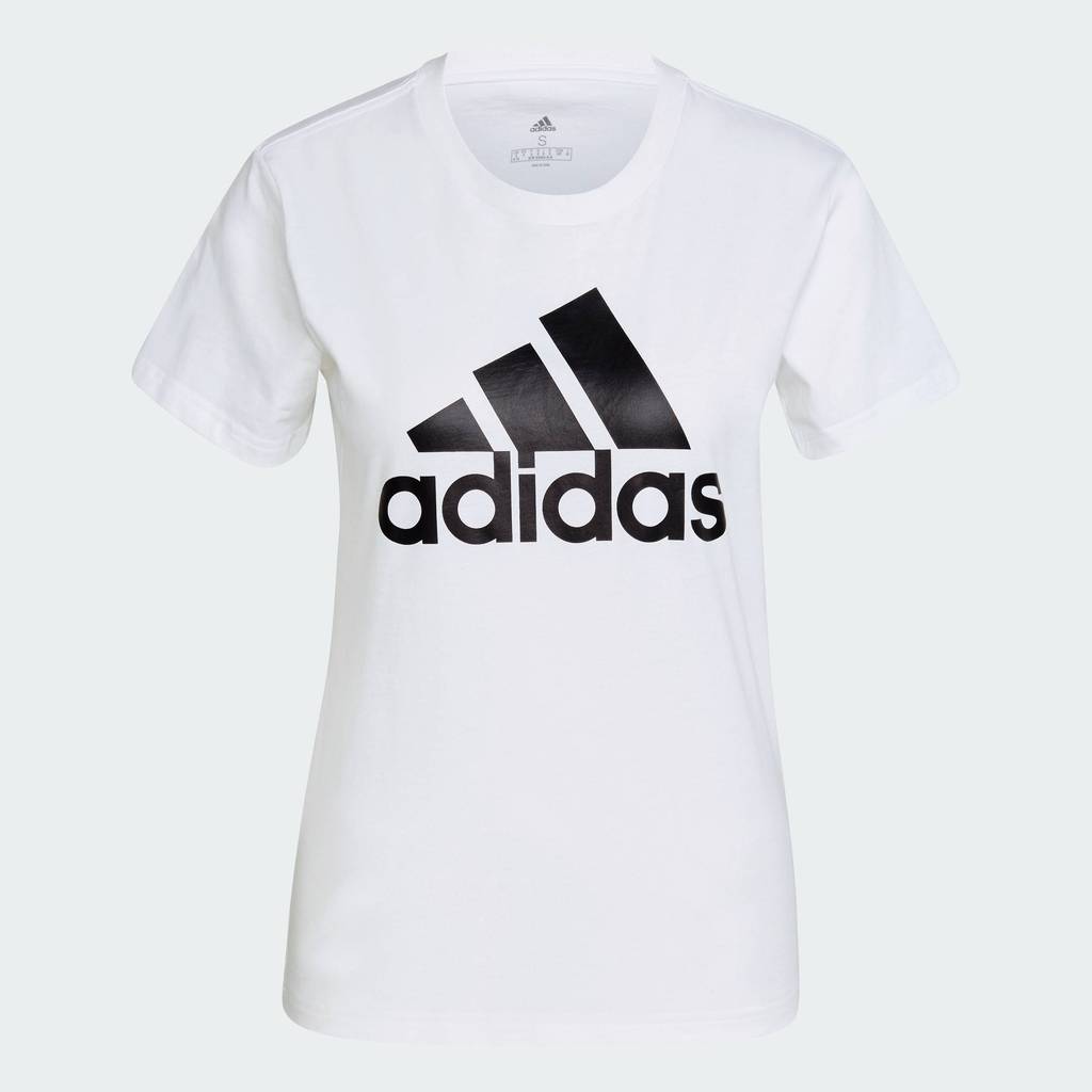 adidas ไลฟ์สไตล์ เสื้อยืด Essentials Logo ผู้หญิง สีขาว GL0649