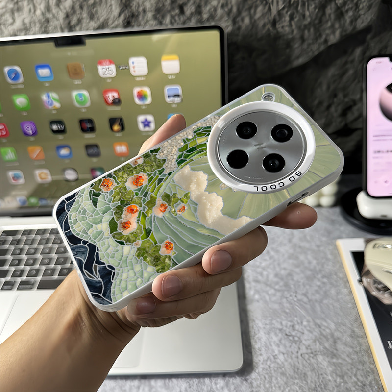 สําหรับOppo Find X9 Pro X8 Ultra X8 Pro X8S+ X7 Ultra Great WaveปิดKanagawa (Ukiyo-e) Micro Frosted 