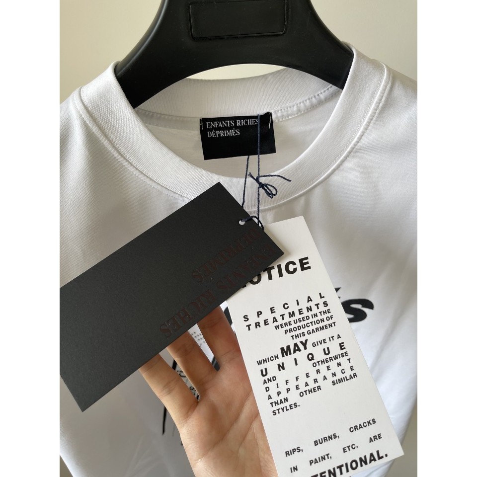 AMSE ERD Melancholy Rich Second Generation Short Sleeve T-shirt Men's Street Style fog High Street T