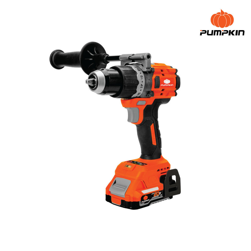 PUMPKIN INF POWER 20V สว่านกระแทกไร้สาย  คอสั้น ปรับโหมดง่าย 1N Compact ไร้แปรงถ่าน 13มม รุ่น INF-1I