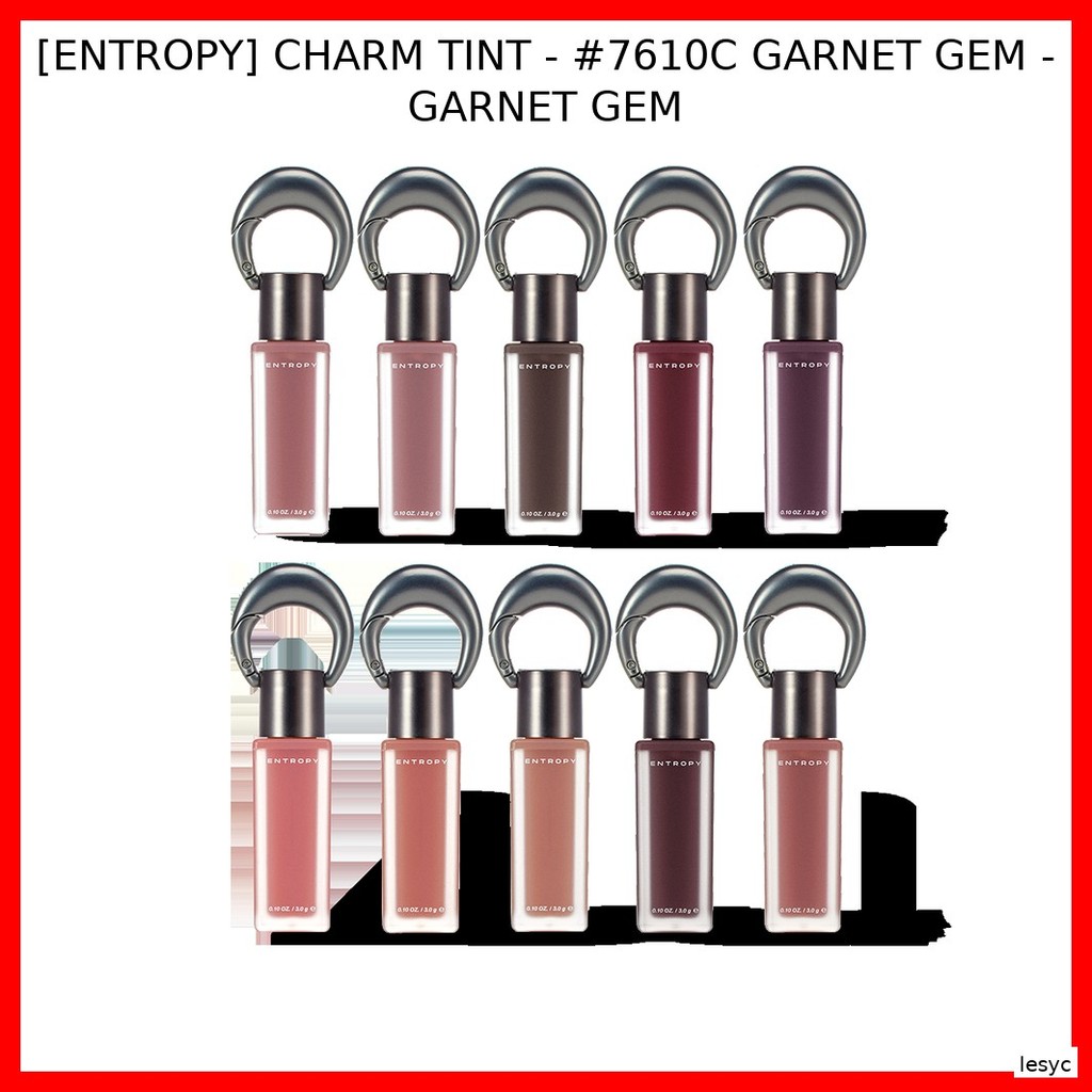 [ENTROPY] CHARM TINT - #7610C GARNET GEM - GARNET GEM / Hydrating, Lightweig โดย lesyc